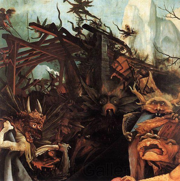Matthias Grunewald The Temptation of St Anthony Norge oil painting art